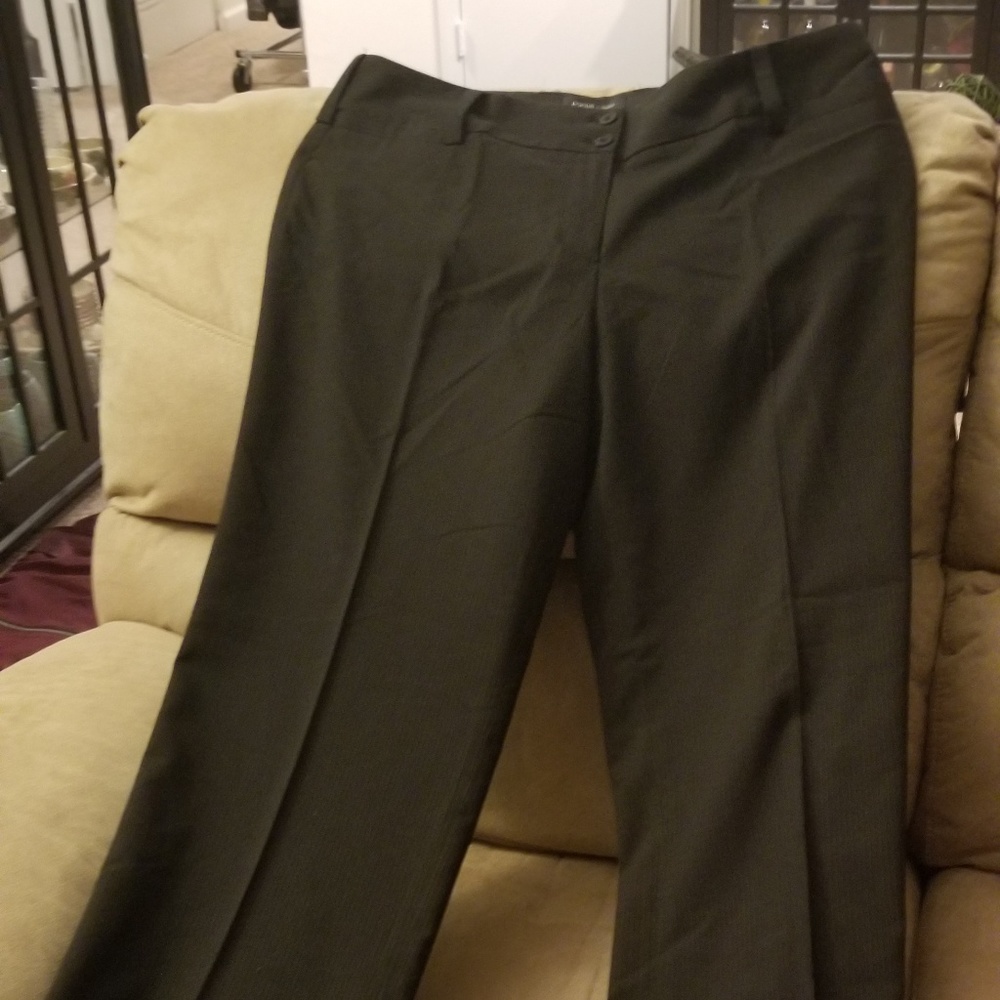 Grey Pinstripe Trousers